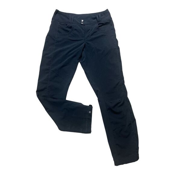 Merrell Aeroblock Women Black Pants Size 8 Hiking Active Flap-Pockets Outdoor - Picture 2 of 14